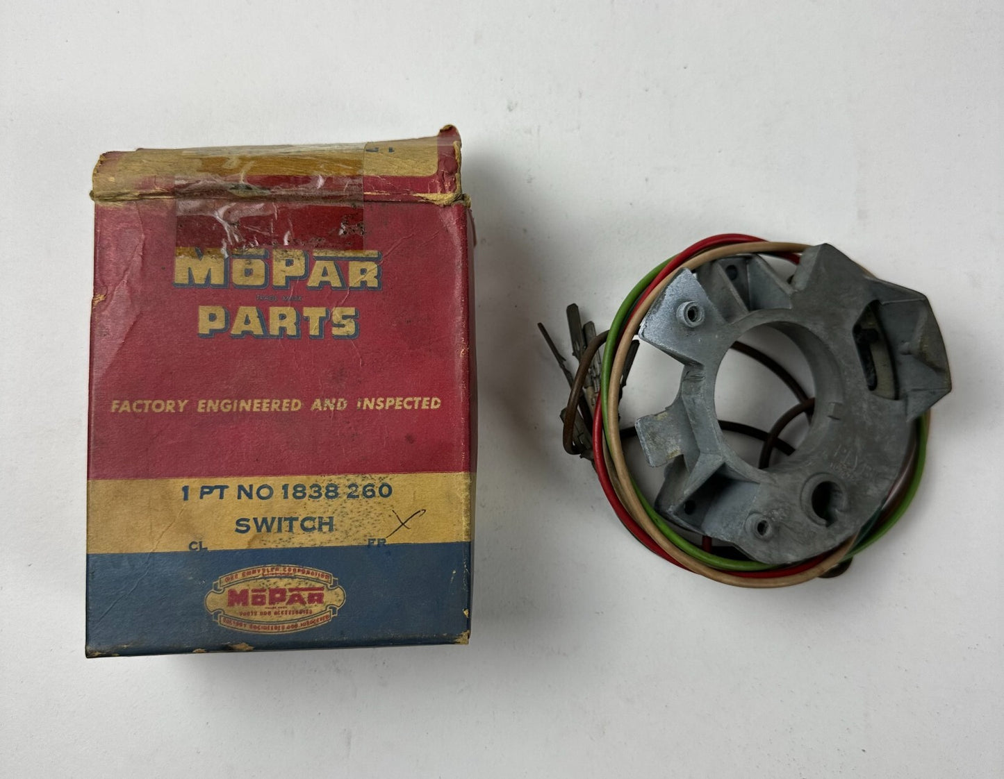 New Old Stock Turn Signal Switch for 1957-59 Models Mopar #1838260