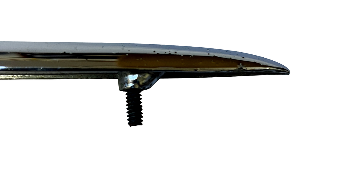 New Old Stock Left Chrome Ornament for 1958 Plymouth 6 & 8 Cyl Models #1754335
