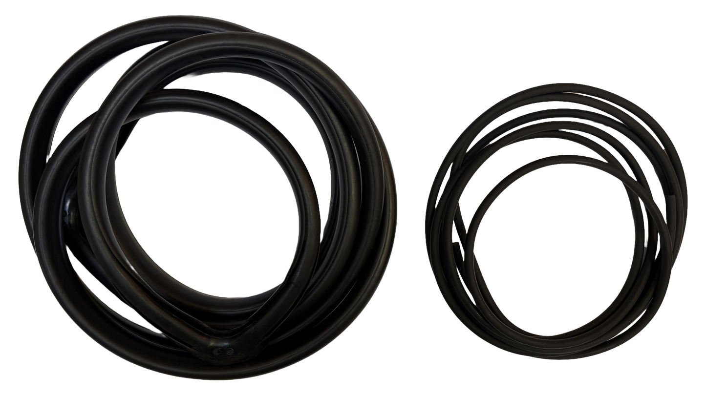 Windshield Rubber One Piece With Locking Strip