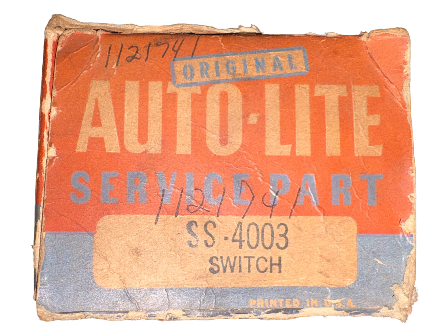 New Old Stock Autolite 12V Solenoid Starting Switch 1931-1955 #1121741 (SS-4003)