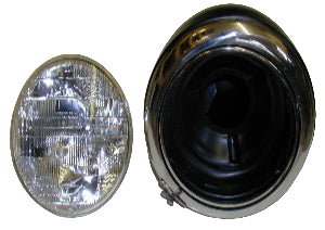 Headlight Assembly W-Series Dodge Trucks 1941-1947 Includes Sealed Beam