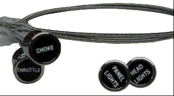 Dash Knob Package Includes Choke And Throttle Knob And Cable And The Knobs For Panel And Head Light Switch for 1928-1953 Dodge Plymouth and Fargo trucks