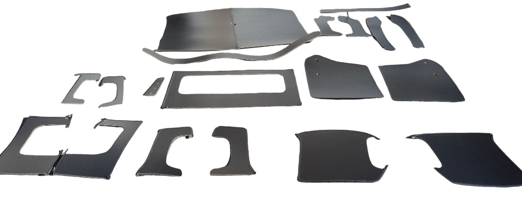 Interior Kit Black For 1954-1959 Dodge Trucks With 42 Inch Headliner