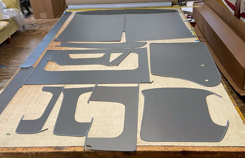 Interior Kit Grey For 1954-1959 Dodge Trucks With 42 Inch Headliner 