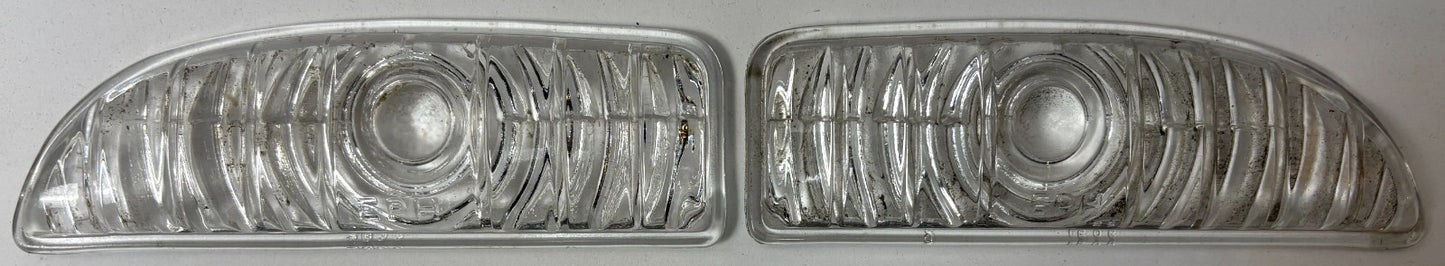 New Old Stock Parking Light Lenses for 1942 Plymouth Models #938966 & 938967
