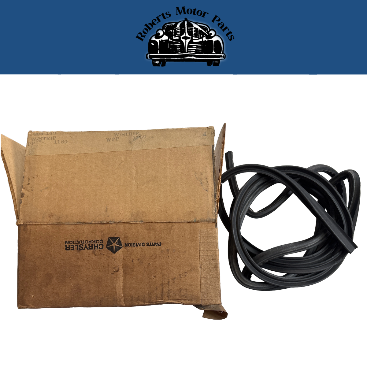 New Old Stock Trunk Lid Weatherstrip Seal For 1963-1974 Dodge Plymouth #2604149