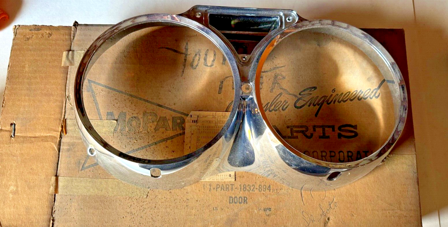 NOS Headlight Bezel Right 1959 Desoto 1832894