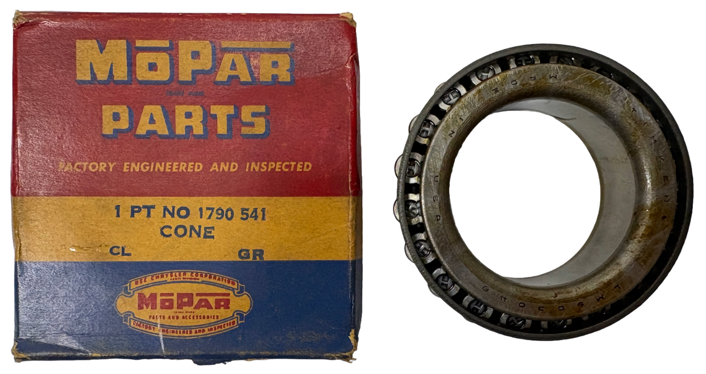 New Old Stock Front Wheel Bearing Inner Cone & Roller for 1957-71 Dodge #1790541