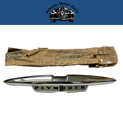 New Old Stock Hood Ornament for 1955 Plymouth Models Mopar #1599495