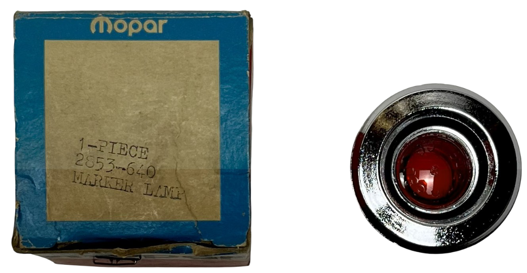 New Old Stock Rear Side Marker Light Lamp 1968 Plymouth Dodge Models #2853640
