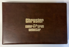 Original 1976 Chrysler Color & Trim Selector Album