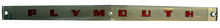 New Old Stock Grille Center Plymouth Nameplate For 1954 Plymouth Models #1494701