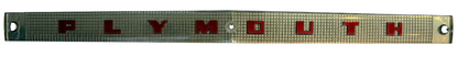 New Old Stock Grille Center Plymouth Nameplate For 1954 Plymouth Models #1494701
