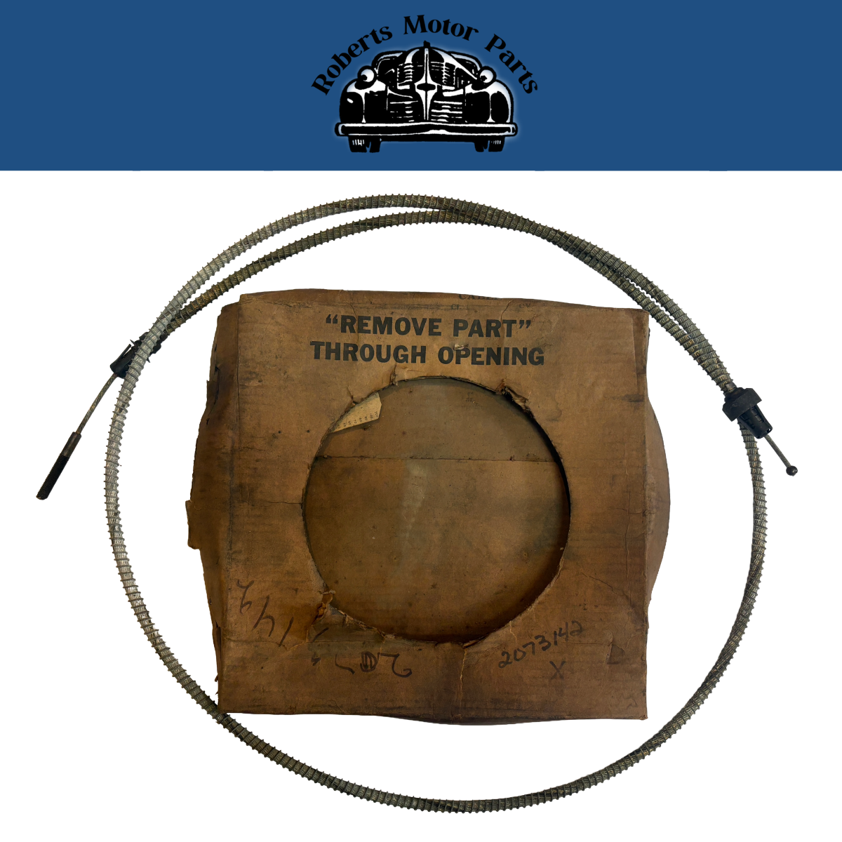 New Old Stock Front Parking Brake Cable 1960 Plymouth Valiant Models #2073142