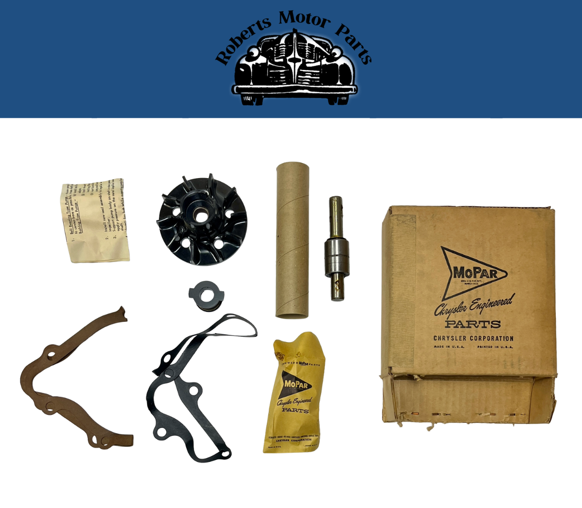 New Old Stock Water Pump Repair Kit 1956-62 Plymouth Dodge 301 318 326 #1752435