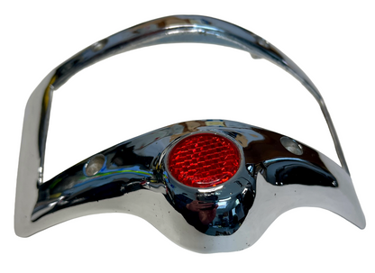 New Old Stock Left Tail Lamp Chrome Bezel for 1950-52 Plymouth Models #1343106