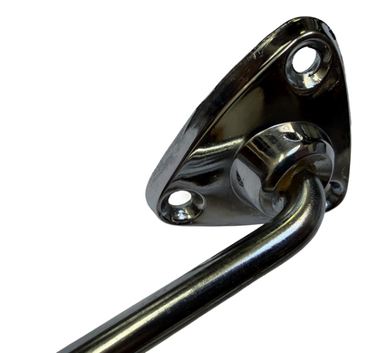 New Old Stock Right Chrome Visor Arm & Bracket For 1962-1963 Mopar #2292894