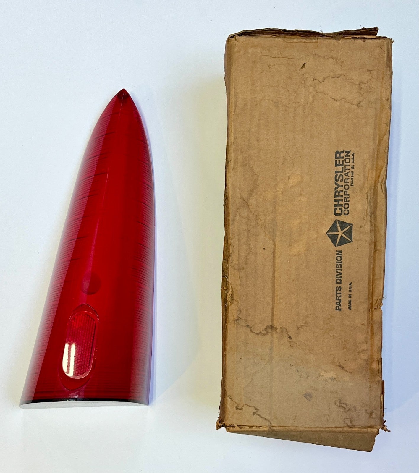 New Old Stock Right Tail Lens for 1957 Chrysler Models Mopar #1689932