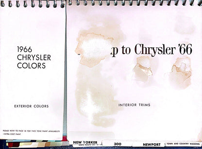 Original 1966 Chrysler Color and Trim Selector