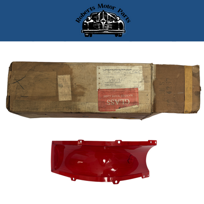 New Old Stock Left Hand Tail Stop Light Lens For 1961 Chrysler V8 Mopar #2094257