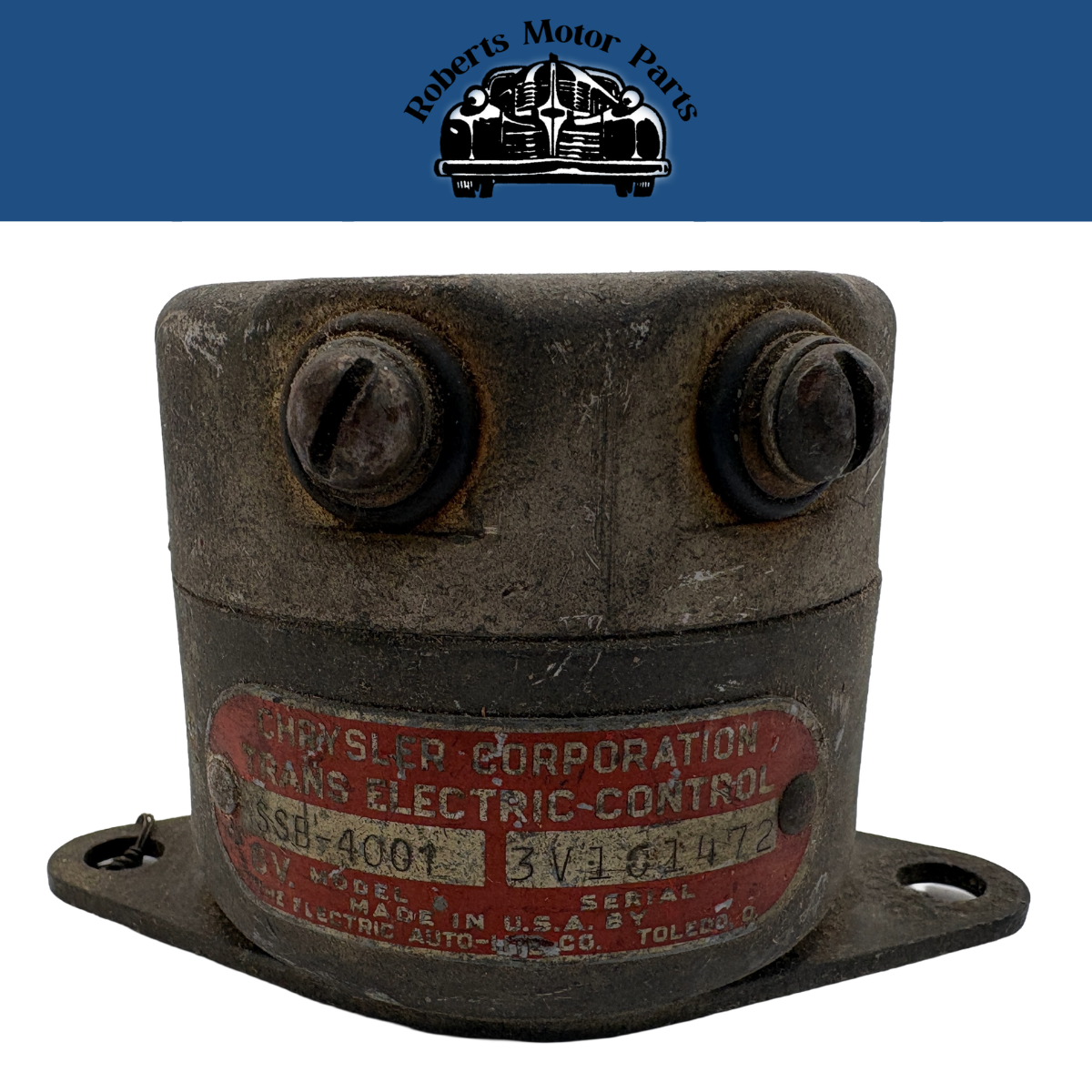 New Old Stock R7 Overdrive Solenoid For 1940-41 Mopar Models #SSB-4001