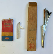 New Old Stock Hood Ornament Assy for 1946-48 Plymouth P15 #1149741 & #1065766