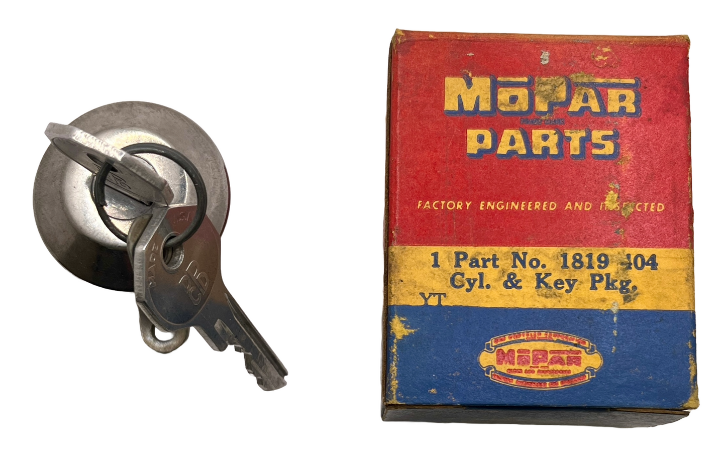 New Old Stock Electric Tailgate Lock Cylinder & Keys 1957-58 Suburban #1819404