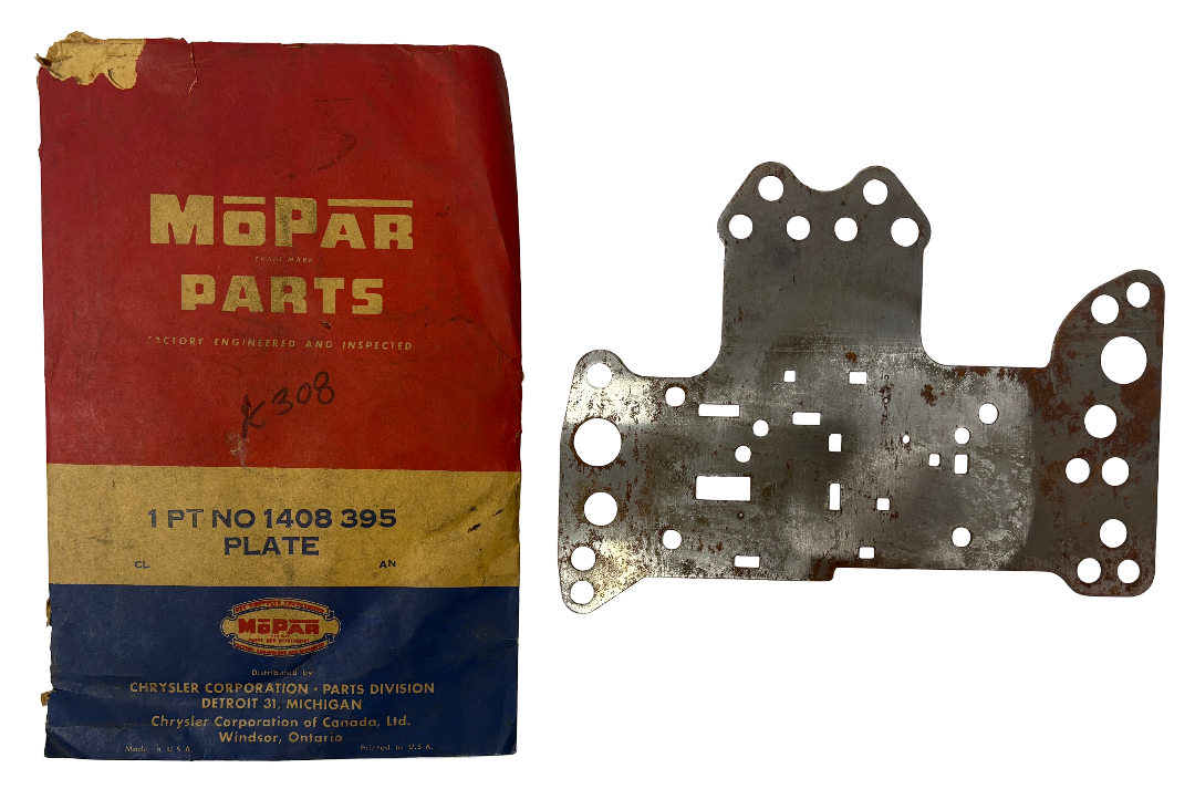 New Old Stock Valve Body Plate for 1954 Powerflite Trans Models Mopar #1408395