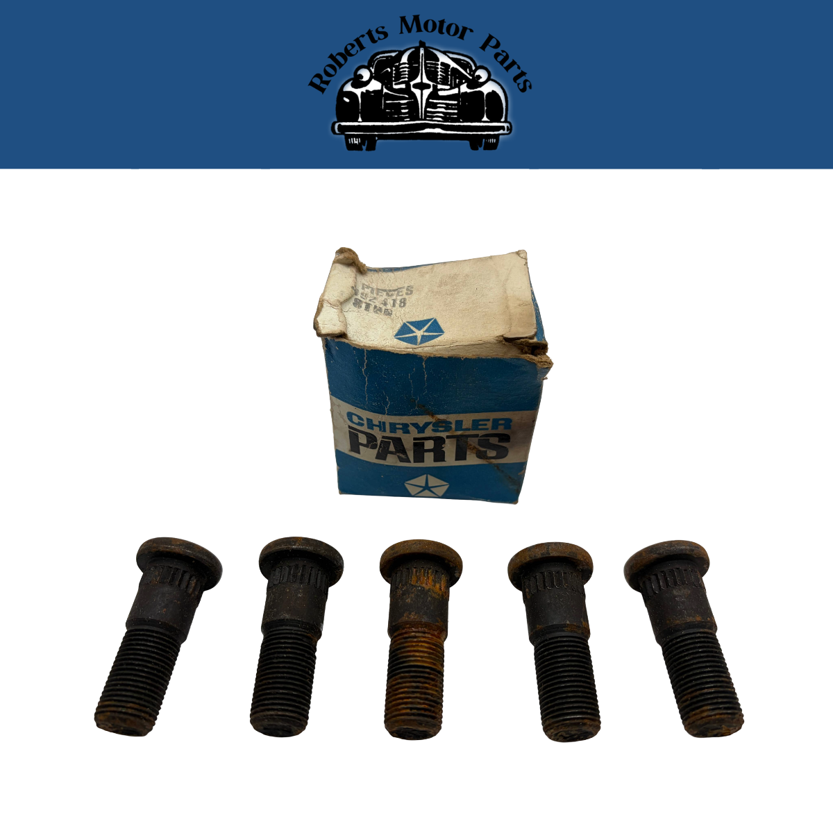 New Old Stock Right Front Wheel Stud 5/8 12x3 Brake 1972-73 Dodge Truck #3492418