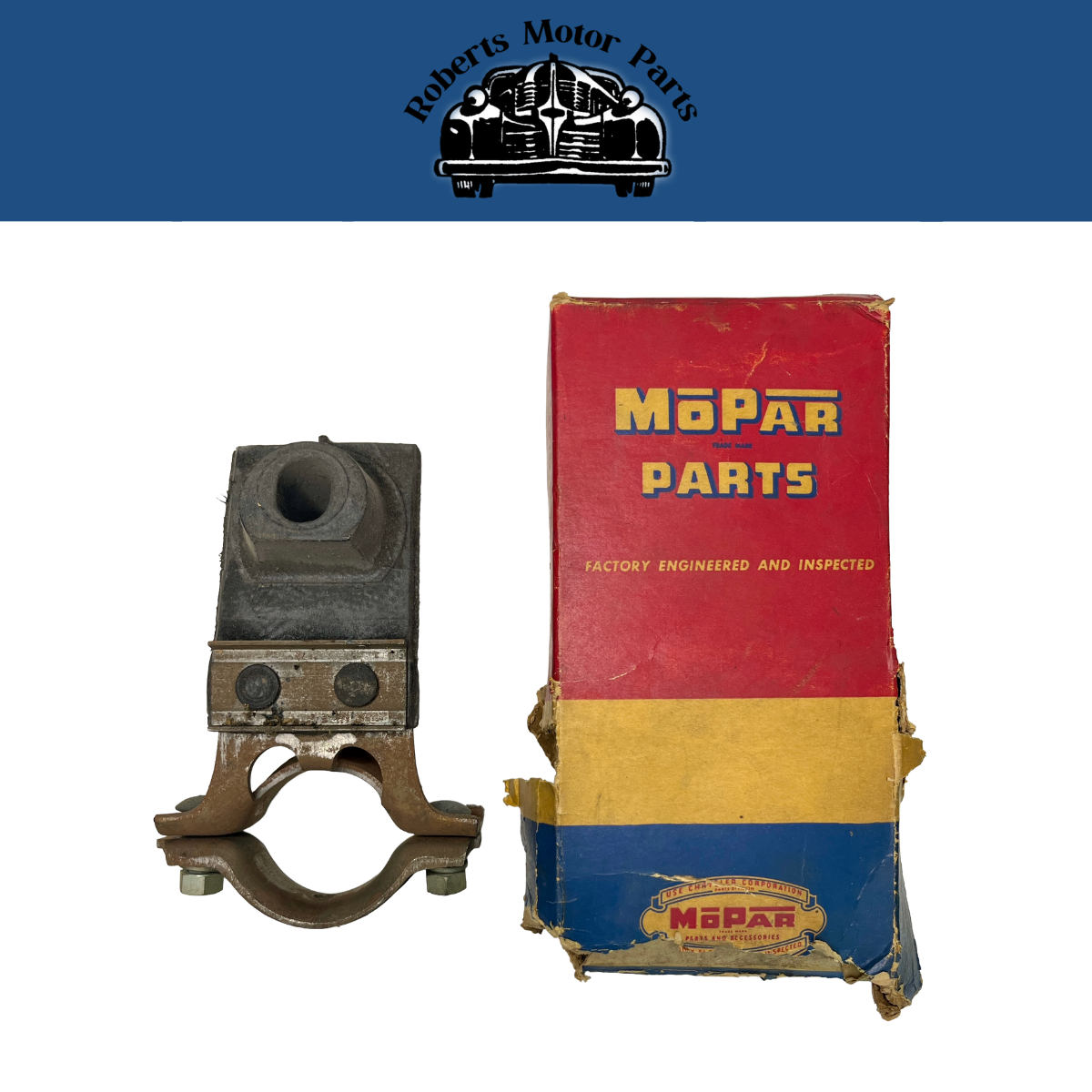 New Old Stock Front Exhaust Pipe Hanger For 1955-1958 Mopar Models #1733339