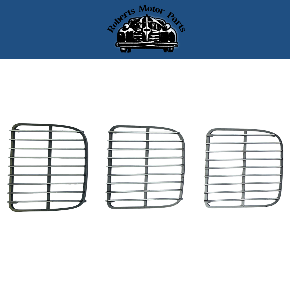 NOS Passenger Grille Inserts for 1971 Cuda Models #3442996 #3442998 #3443000