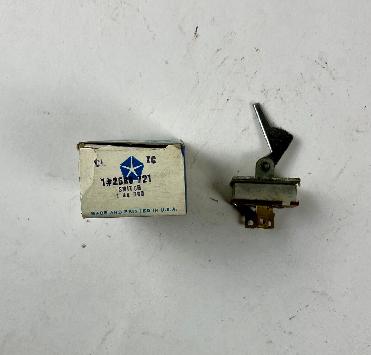 NOS Mopar Heater Switch 1966 1967 Plymouth Satellite Belvedere GTX #2580721