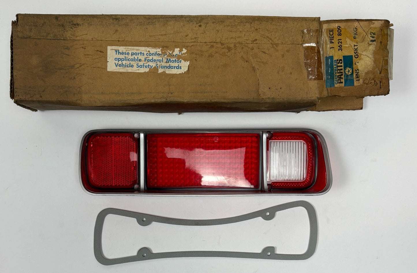 New Old Stock Left Tail Lens for 1970-73 Dodge & Plymouth Models Mopar #3621809