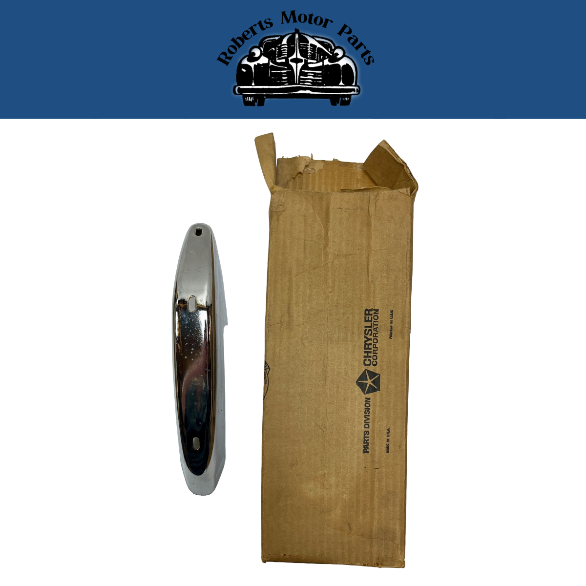 New Old Stock Right Front Chrome Bumper Guard For 1972 Dodge Polara #3595334