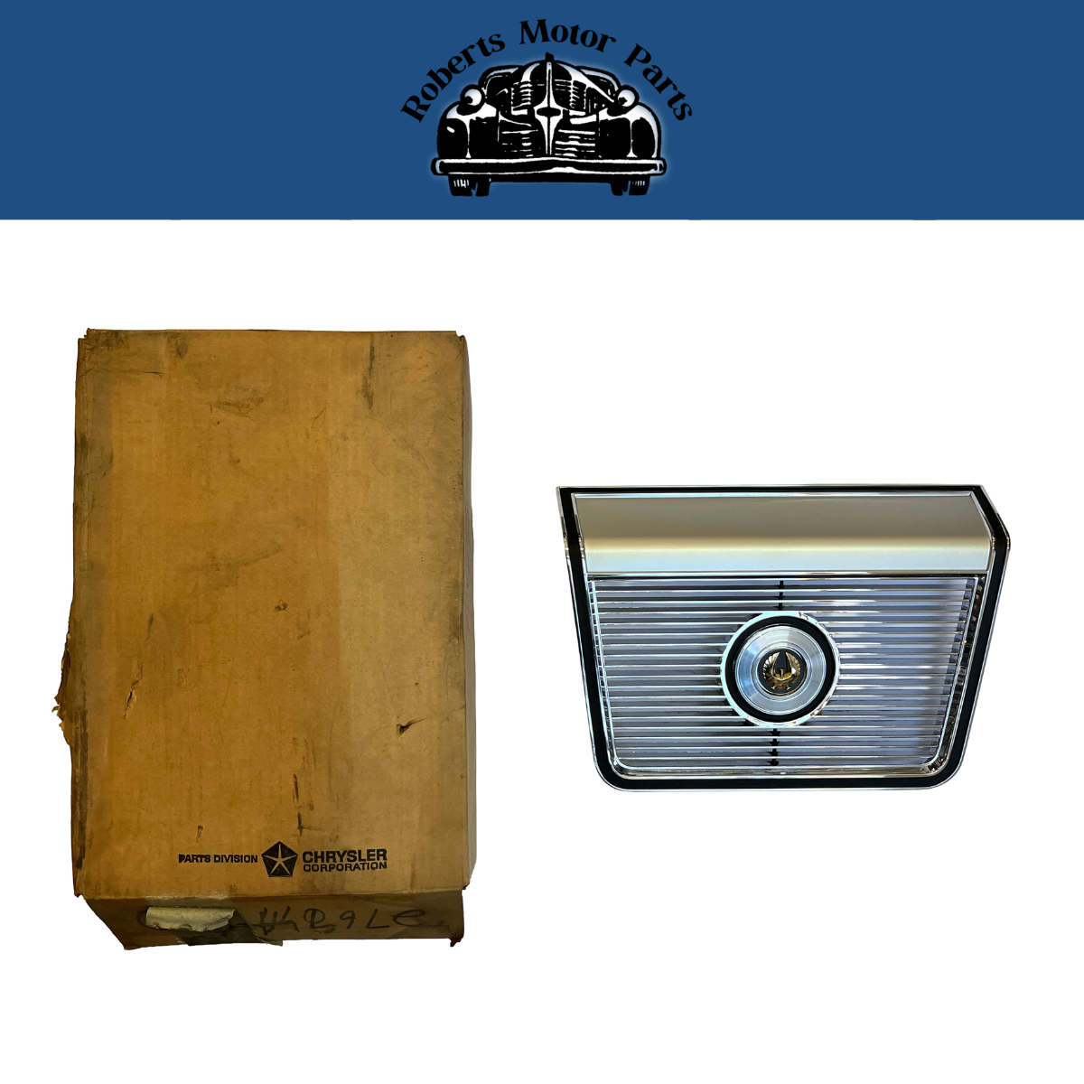 New Old Stock Rear Seat Speaker Grille/Medallion for 1968-70 Imperial #2767498