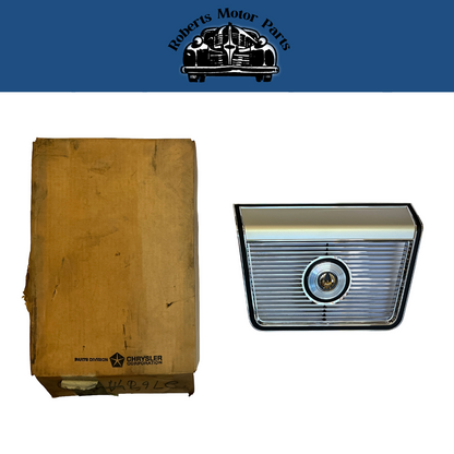 New Old Stock Rear Seat Speaker Grille/Medallion for 1968-70 Imperial #2767498