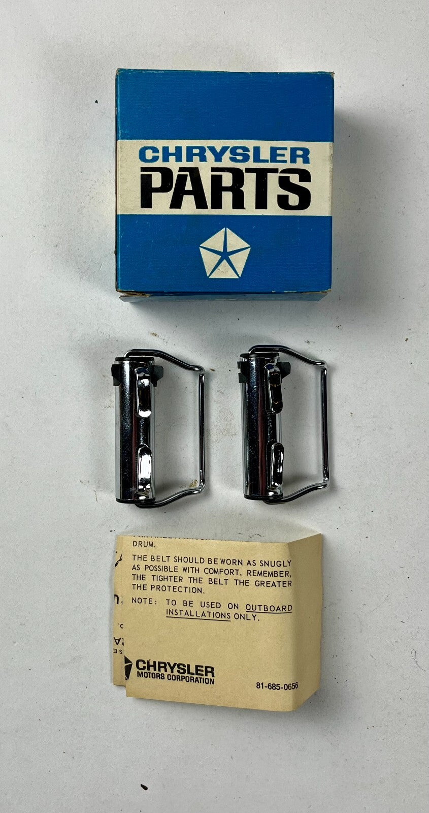 New Old Stock Seat Belt Retractors for 1962-68 Models Mopar #2495897
