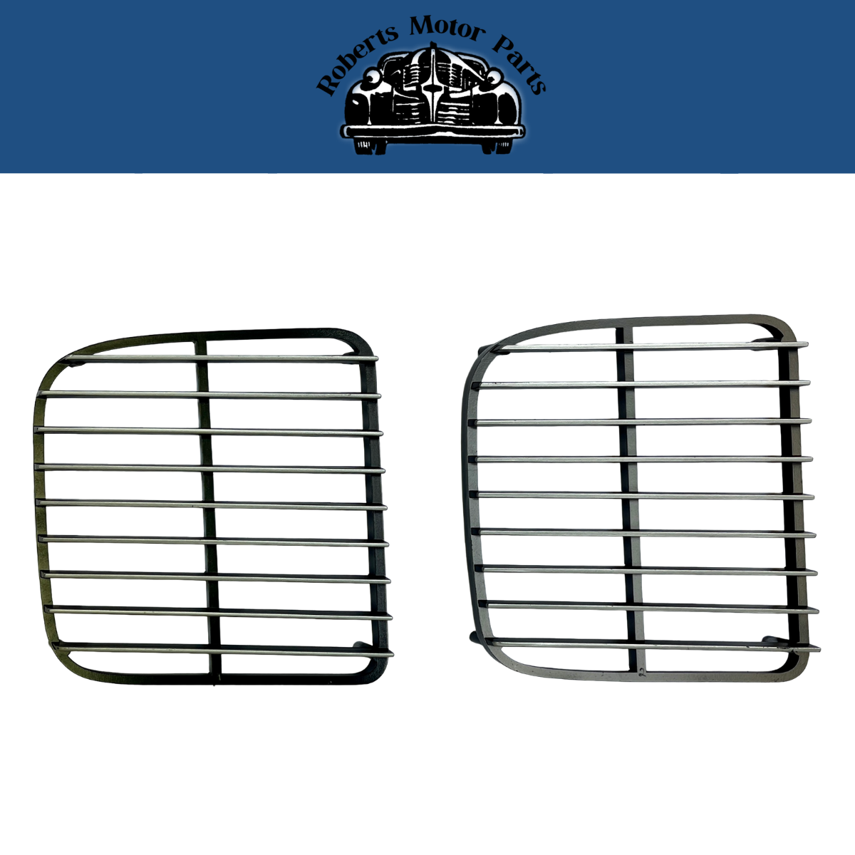 New Old Stock Driver Grille Inserts for 1971 Cuda Models #3442999 & #3443001