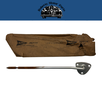 New Old Stock Right Visor Arm and Bracket For 1963 Plymouth Dodge Mopar #2082676