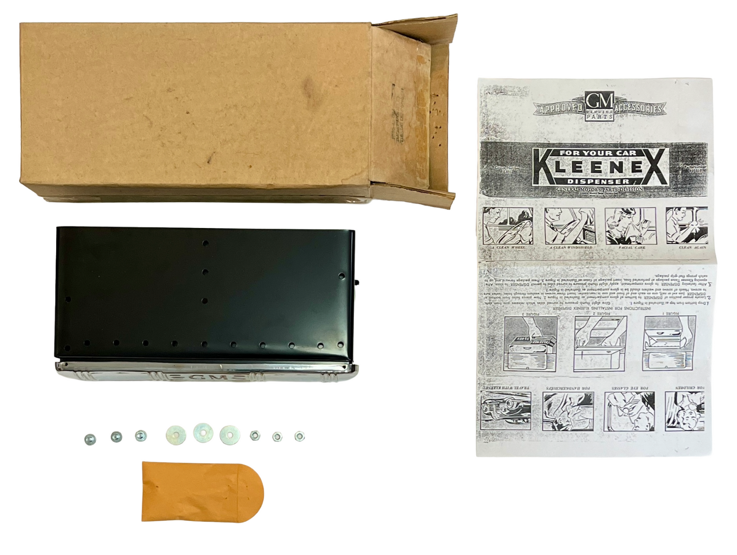 Original General Motors Tissue Dispensor for Most 1940-48 Models Mopar