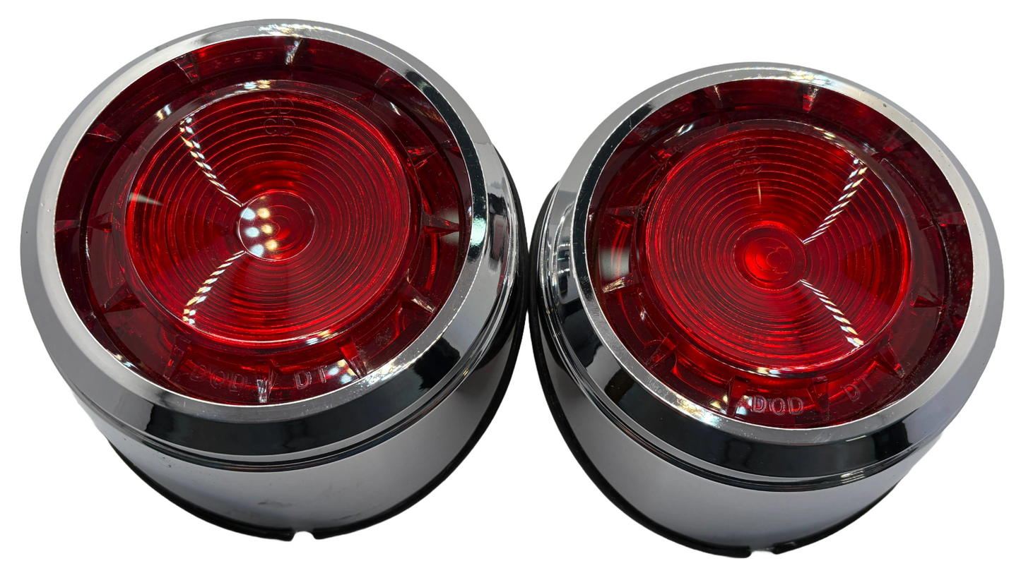 New Old Stock 1961 Dodge Dart Aux Lower Tail Light Pair #2189980 & 2189981