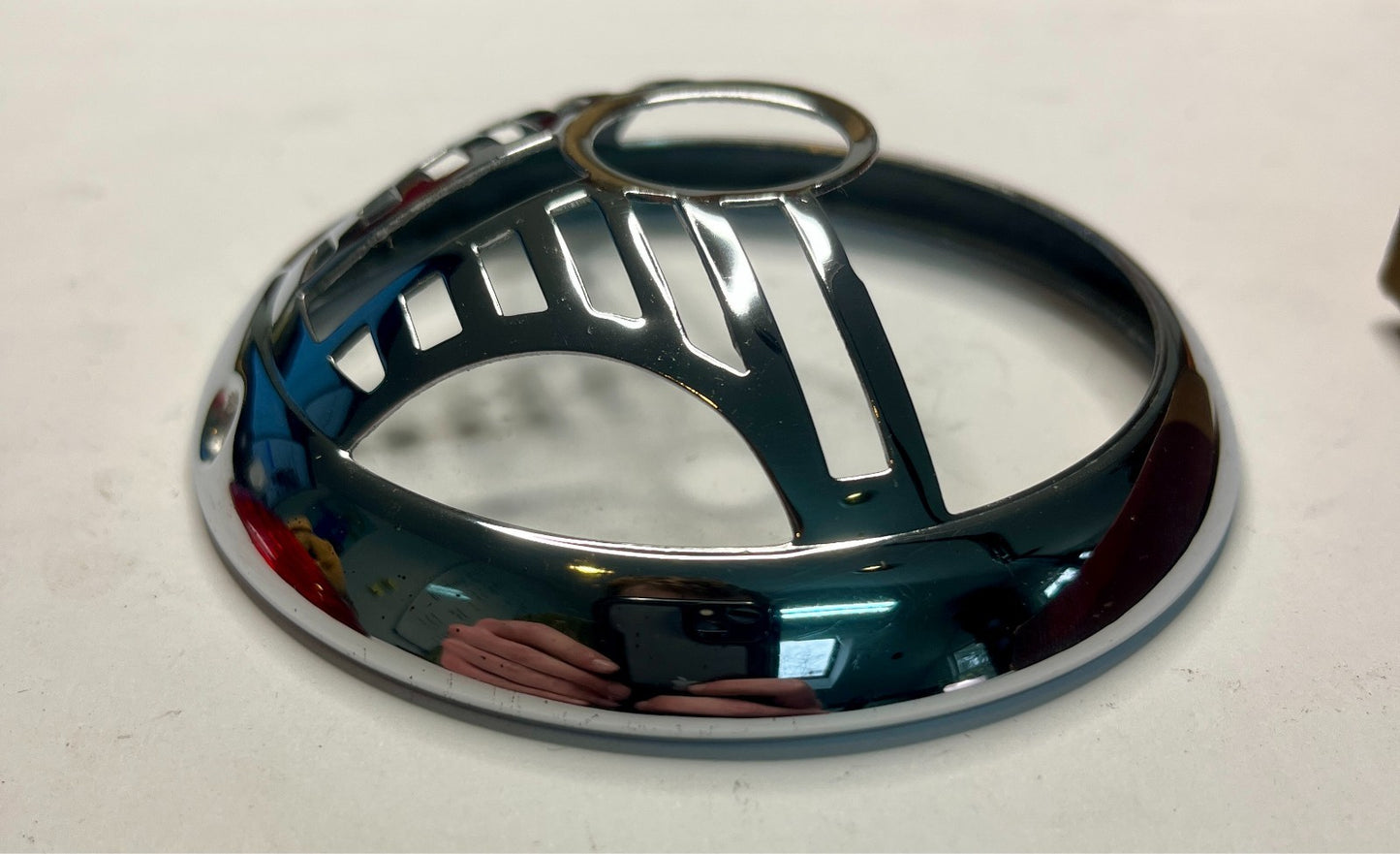 New Old Stock Taillight Lens & Bezel for 1937-38 Desoto & Chrysler #669430
