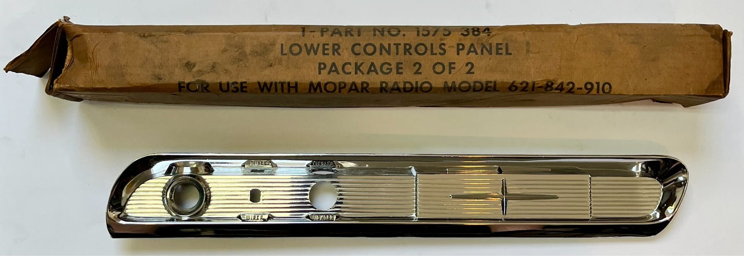 New Old Stock Lower Control Panel for 1955-56 Dodge Models Mopar #1575384