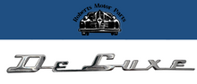 New Old Stock Front Fender Nameplate Emblem For 1941 DeSoto Deluxe