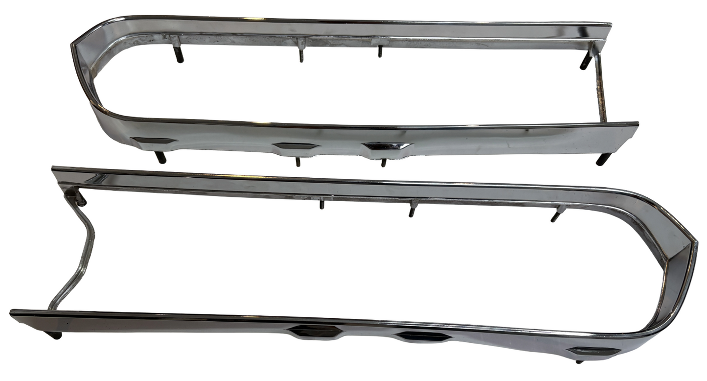 New Old Stock Radiator Grille Inner Frames For 1968 Barracuda #2786544 & 2786545