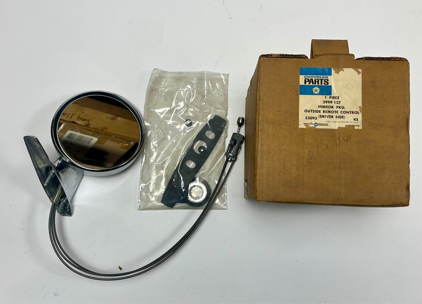 New Old Stock Door Mirror for 1969-70 Models Mopar #2999127