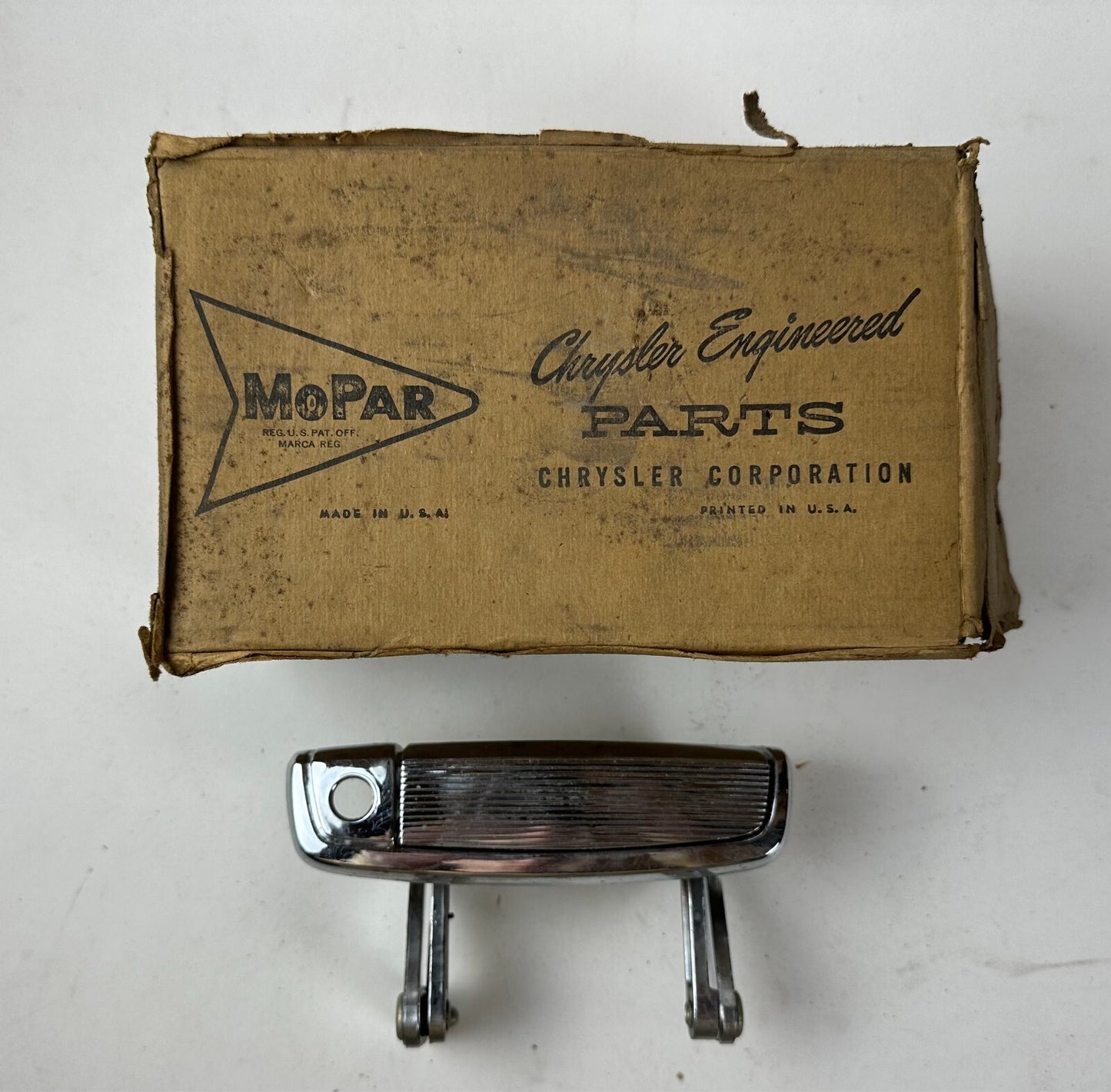 NOS Mopar Left Front Outside Door Handle Many 1960-3 #1961601
