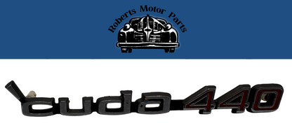New Old Stock Cuda 440 Hood Nameplate For 1970-71 Plymouth Barracuda #2998761