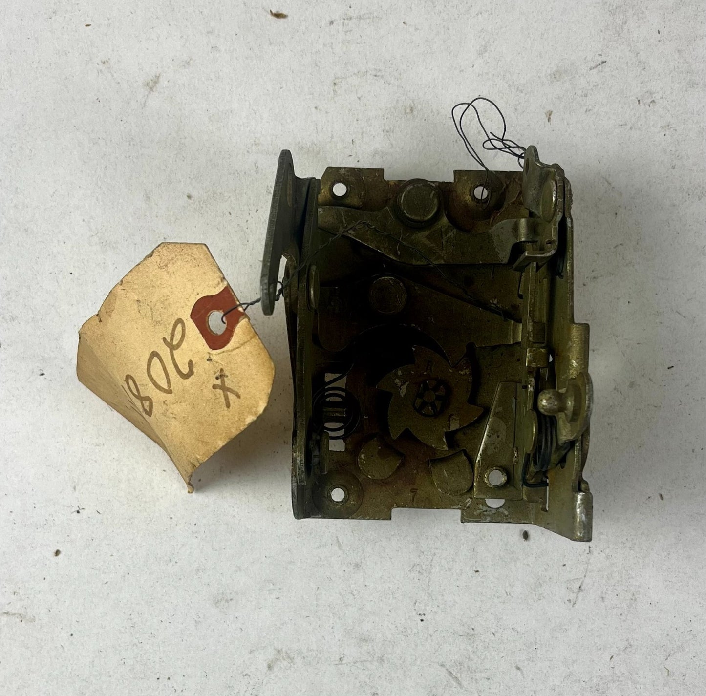 New Old Stock Left Rear Door Lock Latch For 1960-2 Valiant Lancer Mopar #2081441
