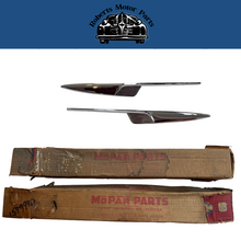 New Old Stock Quarter Panel Emblems for 1955 Plymouth Models #1579940 & #1579941